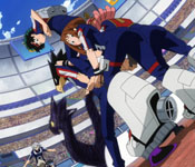 midoriya's team in the cavalry battle